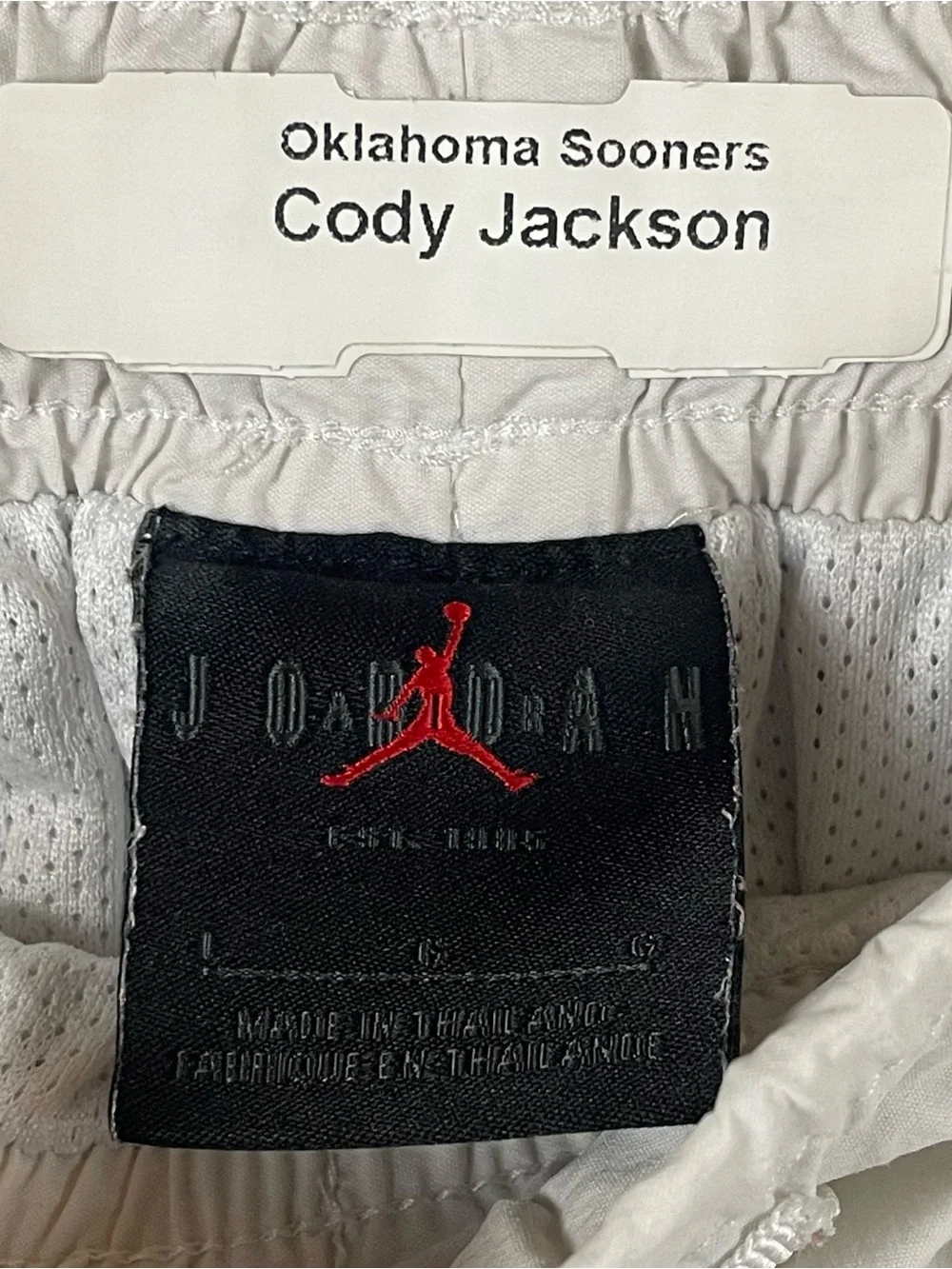 Nike Air Jordan Oklahoma Sooners Warm-Up Pants Mens Large Team Issued E257